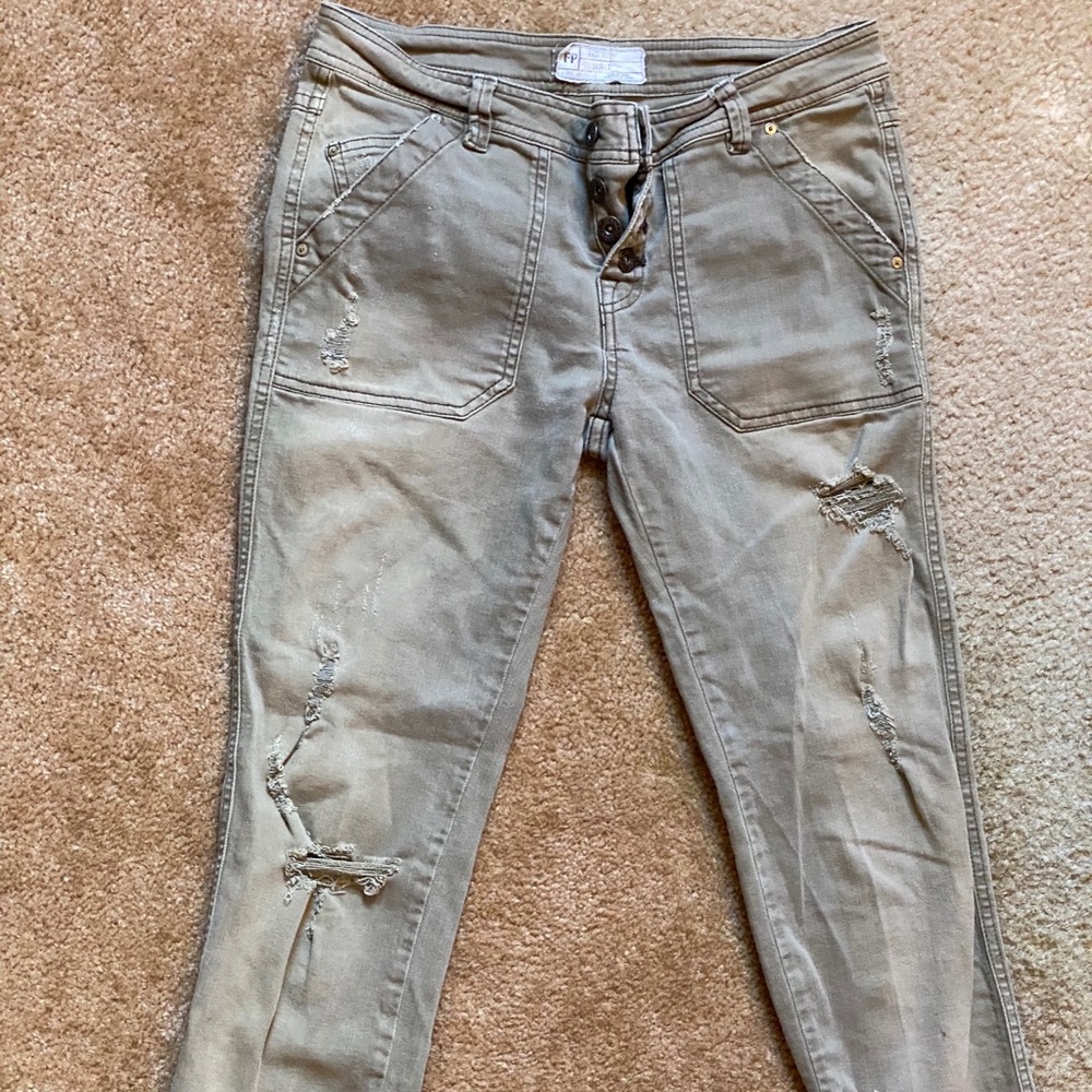 Free People Cropped Pants